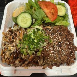 Teriyaki beef and Chicken & Beef Plate Teriyaki beef and Chicken & Beef Plate