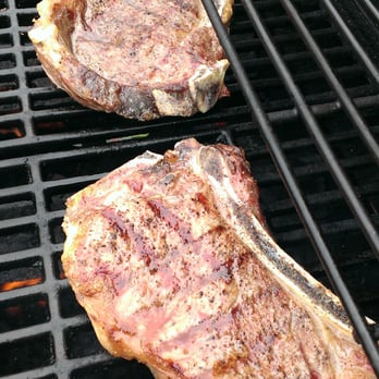 Penshorns Meat Market - Grilling some great T Bones from Penshorns. - Meat Shops Near Me - Marion, Texas Penshorns Meat Market - Grilling some great T Bones from Penshorns. - Meat Shops Near Me - Marion, Texas
