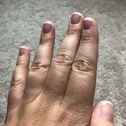 French gel manicure - $30 (usually $25 but $5 extra for French) French gel manicure - $30 (usually $25 but $5 extra for French)