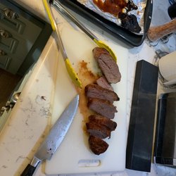 Forks Ranch Market - Wonderfull seasoned tritip came out so nice and juicy We devoured it!!