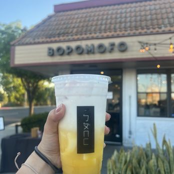 Bopomofo Cafe - Strawberry Corn Milk - Bubble Tea Near Me - San Gabriel, California
