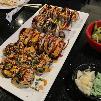 Sakari Sushi Lounge - Bruce Lee + Lion King + Fire Cracker + Spider - Sushi Bars Near Me - Des Moines, Iowa Sakari Sushi Lounge - Bruce Lee + Lion King + Fire Cracker + Spider - Sushi Bars Near Me - Des Moines, Iowa