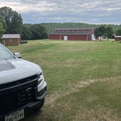 Fort Ransom State Park - View from the picnic camping area near the Horse barns