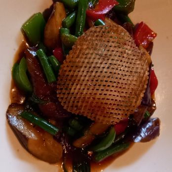 Enthaice Thai Kitchen - Sauteed string beans and eggplant - Thai Near Me - Astoria, New York