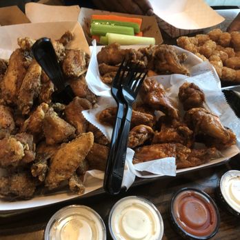 Fire Wings - 10 BONE-IN WINGS x2 Cajun, Buffalo  20 BONE-IN WINGS lemon pepper - Chicken Wings Near Me - Long Beach, California