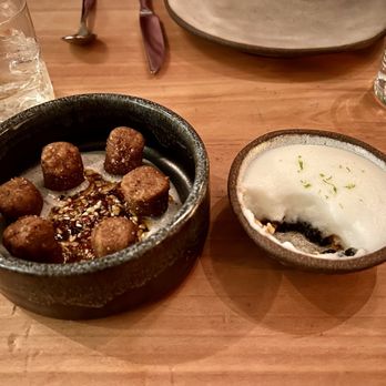 The Progress - mesa dumplings, caviar potato cloud - New American Near Me - San Francisco, California