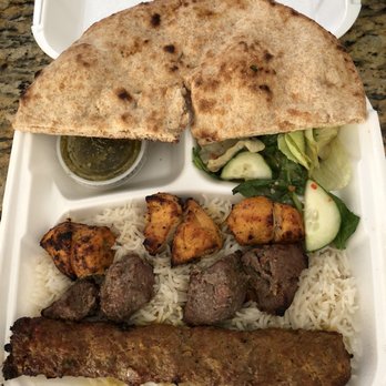 Chopan Kabob - 3 Choice Combo Kabob (chicken, beef tenderloin, koobideh) - 4 stars - Kebab Near Me - San Ramon, California Chopan Kabob - 3 Choice Combo Kabob (chicken, beef tenderloin, koobideh) - 4 stars - Kebab Near Me - San Ramon, California