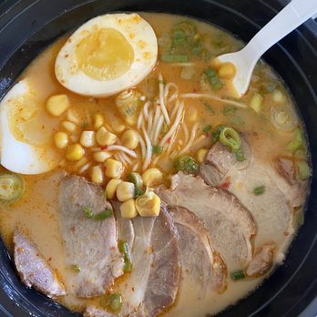 Ten Gu Ramen - Miso ramen with a bit of spicy broth as well - Ramen Near Me - Bakersfield, California Ten Gu Ramen - Miso ramen with a bit of spicy broth as well - Ramen Near Me - Bakersfield, California