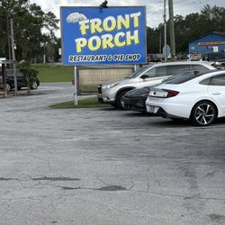 Front Porch Restaurant & Pie Shop - Sign by the road