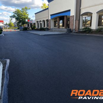 Roadex Paving - completed parking lot by Roadex Paving -- a trusted business delivering quality workmanship, durability, and results you can rely on. - Masonry/Concrete Near Me - Exeter, New Hampshire