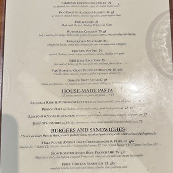 Lumberyard - Menu - New American Near Me - Laguna Beach, California
