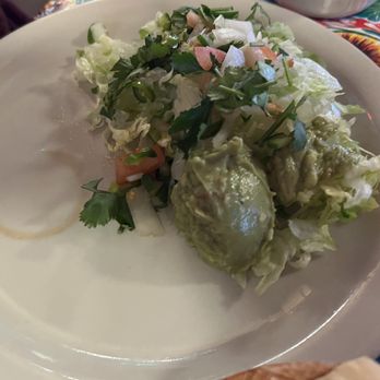 La Fiesta Patio Cafe - The "salad" that comes with the dish - Tex-Mex Near Me - Universal City, Texas La Fiesta Patio Cafe - The "salad" that comes with the dish - Tex-Mex Near Me - Universal City, Texas