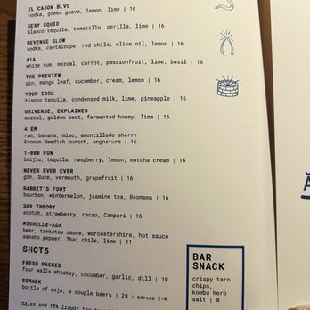 Eleven11 - Drink menu - Lounges Near Me - Nashville, Tennessee