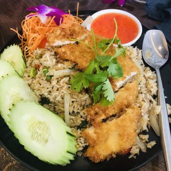 One Waan Thai - Crispy Chicken Fried Rice (very yummy!!!) - Thai Near Me - San Francisco, California One Waan Thai - Crispy Chicken Fried Rice (very yummy!!!) - Thai Near Me - San Francisco, California