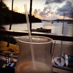 Caneel Beach Bar & Grill - Painkiller and Ceviche