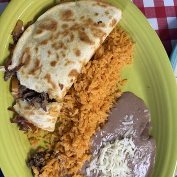 La Tapatia - Taqueria - Steak quesadillas with rice and beans - Mexican Near Me - Osage Beach, Missouri La Tapatia - Taqueria - Steak quesadillas with rice and beans - Mexican Near Me - Osage Beach, Missouri