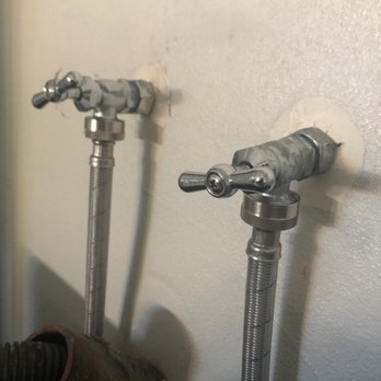 Bogart Plumbing Solutions - New Hot and cold valves And hoses for washer - Plumbing Near Me - Corona, California