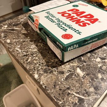 Papa Johns Pizza - Box wasn't even closed - Pizza Near Me - Zephyrhills, Florida Papa Johns Pizza - Box wasn't even closed - Pizza Near Me - Zephyrhills, Florida