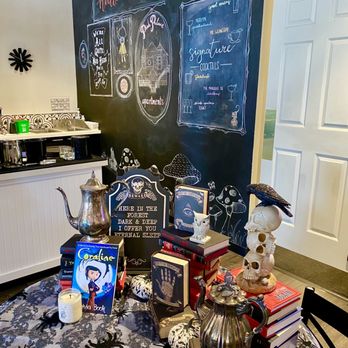 Drink Me! Tea Room - Halloween themed decor - Tea Rooms Near Me - Tempe, Arizona