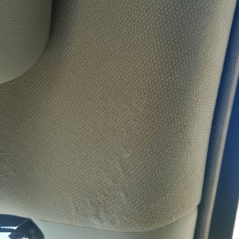 Squeaky's Car Wash & Lube - water spot on roof, which isnt allowed to be touched. damaged - Car Wash Near Me - Suwanee, Georgia
