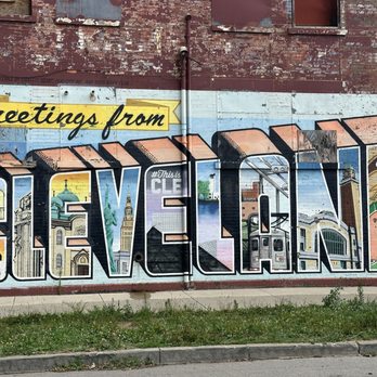 Greetings from Cleveland Mural - Public Art Near Me - Cleveland, Ohio Greetings from Cleveland Mural - Public Art Near Me - Cleveland, Ohio