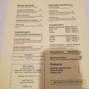 Charles Seafood - Menu - Seafood Near Me - Harahan, Louisiana