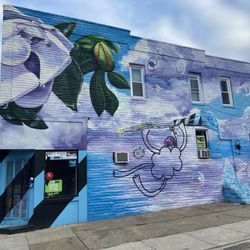 Mural Art Tours Baltimore - Highlandtown tour, mural by Pablo Machioli