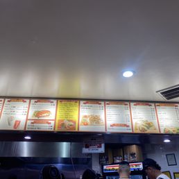 The menu