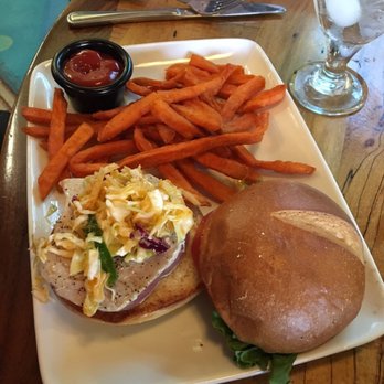 Kona Cafe - Seared Ahi Tuna Burger - Sushi Bars Near Me - Lake Buena Vista, Florida Kona Cafe - Seared Ahi Tuna Burger - Sushi Bars Near Me - Lake Buena Vista, Florida