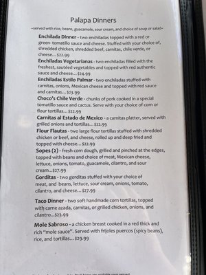 Menu photo 1 La Palapa Los Osos, CA Menu photo 1 La Palapa Los Osos, CA