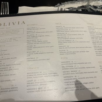 Olivia - Menu - Pizza Near Me - St. Petersburg, Florida Olivia - Menu - Pizza Near Me - St. Petersburg, Florida