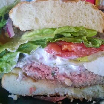 Crazee Burger - Santorini with Half Lamb and Beef - Burgers Near Me - San Diego, California