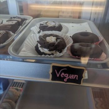 Haven on Earth - The vegan tray is typically in the same upper right hand corner of the refrigerated display case on the right side facing the register - Bakeries Near Me - Reno, Nevada