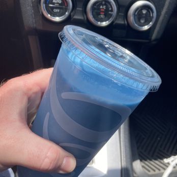 Jamba - a hand holding a blue drink in a car - Juice Bars & Smoothies Near Me - Laguna Nigel, California Jamba - a hand holding a blue drink in a car - Juice Bars & Smoothies Near Me - Laguna Nigel, California
