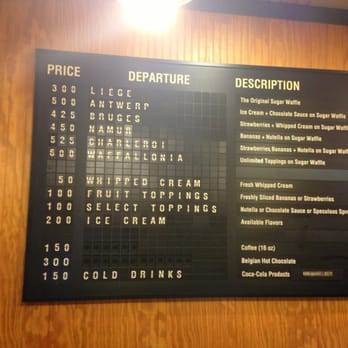 Waffallonia - Menu - Desserts Near Me - Pittsburgh, Pennsylvania