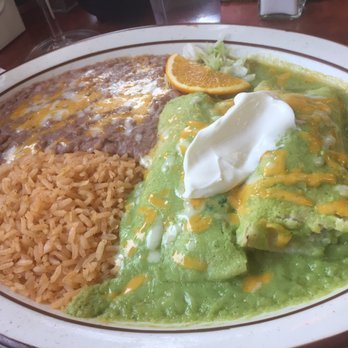 Jalapenos Restaurant - Enchiladas suizas... soooo good! - Mexican Near Me - Grover Beach, California