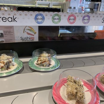 Sushi Break - Prices based on plate color. - Sushi Bars Near Me - Benowa, QLD