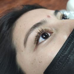 Keratin lash lift