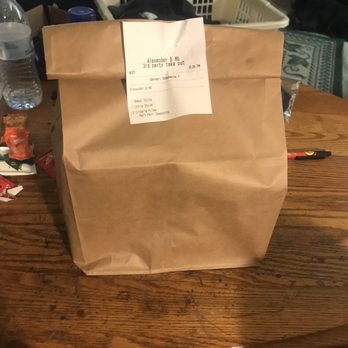 MrBeast Burger - Bag it came in - Food Delivery Services Near Me - Carmichael, California