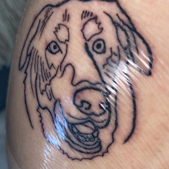 Wolf & Shadow Tattoo Collective - My dog! Done by Cari - Tattoo Near Me - San Diego, California