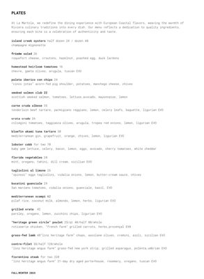 Menu photo 1 La Martola Miami, FL Menu photo 1 La Martola Miami, FL