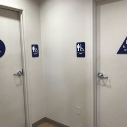 Restrooms available