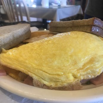 Piggy's Restaurant - One stuffed omelette! - Breakfast & Brunch Near Me - Lake Harmony, Pennsylvania