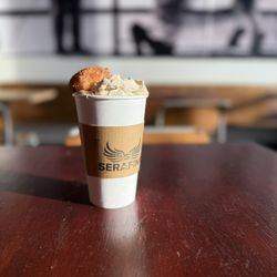 Serafina Coffee Roasters - The cinnamon cider donut latte!