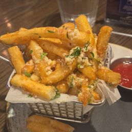 Parmesean fries Parmesean fries