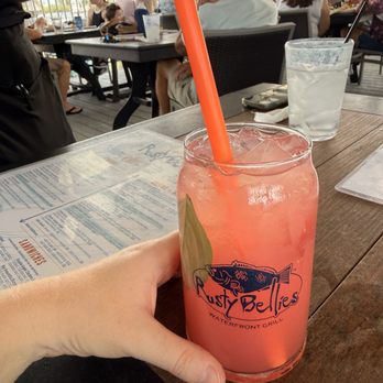 Rusty Bellies - Strawberry Basil Lemonade - Seafood Near Me - Tarpon Springs, Florida