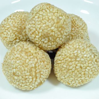 Sushi Nova - a plate of sesame balls - Sushi Bars Near Me - Orland Park, Illinois