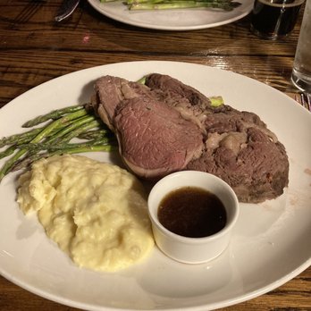 Clinkerdagger - Herb Crusted Roasted Prime Rib- 12 Oz. Cooked: medium. - Seafood Near Me - Spokane, Washington