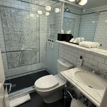 The Frederick Hotel - Bathroom. Small, but manageable. - Hotels Near Me - New York, New York The Frederick Hotel - Bathroom. Small, but manageable. - Hotels Near Me - New York, New York