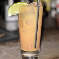 Harvard & Stone - A fruity and potent Tequila Sunrise.